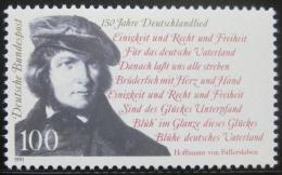 Poštová známka Nemecko 1991 August von Fallersleben, básník Mi# 1555