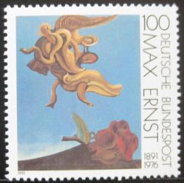 Poštová známka Nemecko 1991 Ptáèí monument, Max Ernst Mi# 1569