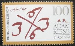 Poštová známka Nemecko 1992 Adam Riese, matematik Mi# 1612