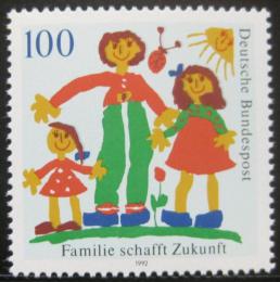 Poštová známka Nemecko 1992 Rodinný život Mi# 1621
