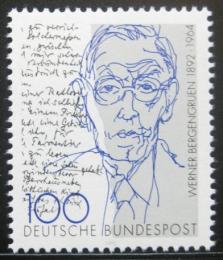 Poštová známka Nemecko 1992 Werner Bergergruen, spisovatel Mi# 1629