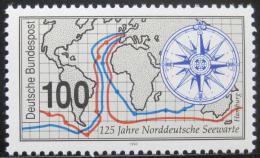 Poštová známka Nemecko 1993 Námoøní observatoø Mi# 1647