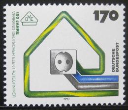 Poštová známka Nemecko 1993 Spolek nìmeckých elektrikáøù Mi# 1648