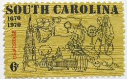 Poštová známka USA 1970 Osídlení Charlestonu Mi# 1009