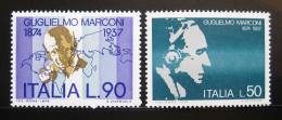 Poštové známky Taliansko 1974 Guglielmo Marconi Mi# 1438-39