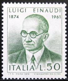 Poštová známka Taliansko 1974 Prezident Luigi Einaudi Mi# 1437