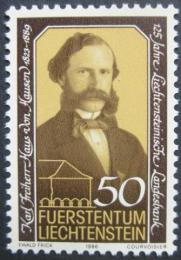 Poštová známka Lichtenštajnsko 1986 Karl F. Haus Mi# 902