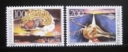 Poštové známky Juhoslávia 1986 Európa CEPT Mi# 2156-57