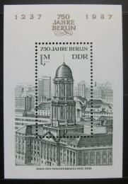 Poštová známka DDR 1986 Krá¾ovský palác v Berlínì Mi# Block 84