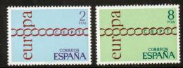 Poštové známky Španielsko 1971 Európa CEPT Mi# 1925-26