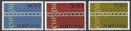 Poštové známky Portugalsko 1971 Európa CEPT Mi# 1127-29 Kat 25€