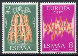 Poštové známky Španielsko 1972 Európa CEPT Mi# 1985-86