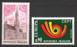Poštové známky Francúzsko 1973 Európa CEPT Mi# 1826-27