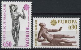 Poštové známky Francúzsko 1974 Európa CEPT, sochy Mi# 1869-70