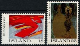 Poštové známky Island 1975 Európa CEPT, umenie Mi# 502-03