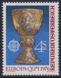 Poštová známka Rakúsko 1976 Európa CEPT, umìlecké øemeslo Mi# 1516