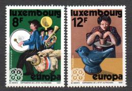 Poštové známky Luxembursko 1981 Európa CEPT Mi# 1031-32