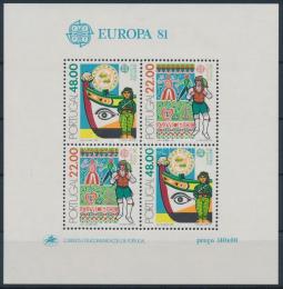 Poštové známky Portugalsko 1981 Európa CEPT Mi# Block 32