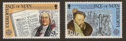 Poštové známky Ostrov Man 1982 Európa CEPT Mi# 213-14