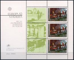 Poštové známky Madeira 1982 Európa CEPT, historické události Mi# Block 3 at 7€