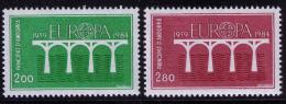 Poštové známky Andorra Fr. 1984 Európa CEPT Mi# 350-51 Kat 8€