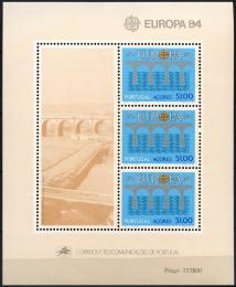 Poštové známky Azory 1984 Európa CEPT Mi# Block 5