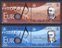 Poštové známky Ostrov Man 1985 Európa CEPT Mi# 278-81