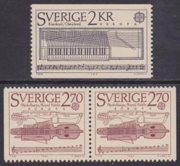 Poštové známky Švédsko 1985 Európa CEPT Mi# 1328-29