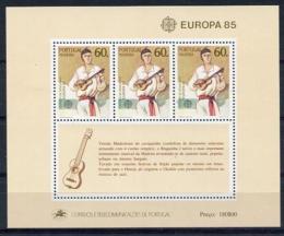 Poštové známky Madeira 1985 Európa CEPT Mi# Block 6