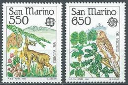 Poštové známky San Marino 1986 Európa CEPT Mi# 1339-40 Kat 25€