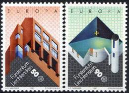 Poštové známky Lichtenštajnsko 1987 Európa CEPT Mi# 916-17