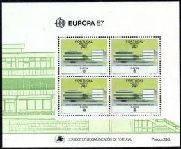 Poštové známky Madeira 1987 Európa CEPT Mi# Block 8
