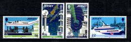 Poštové známky Jersey 1988 Európa CEPT Mi# 435-38