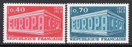 Poštové známky Francúzsko 1969 Európa CEPT Mi# 1665-66