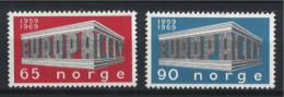 Poštové známky Nórsko 1969 Európa CEPT Mi# 583-84