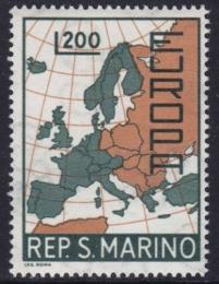 Poštová známka San Marino 1967 Európa CEPT Mi# 890