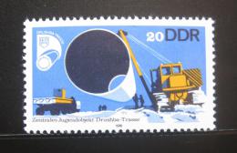 Poštová známka DDR 1978 Konstrukce plynovodu Mi# 2368