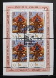 Poštové známky DDR 1977 Výstava SOZPHILEX Mi# 2248