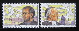 Poštové známky Belgicko 1994 Návštìva papeže Mi# 2609-10
