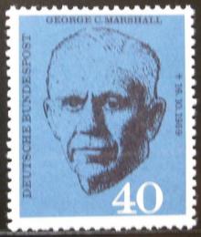 Poštová známka Nemecko 1960 George C. Marshall Mi# 344 Kat 3.40€