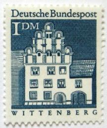 Poštová známka Nemecko 1966 Dùm Melanchthon, Wittenberg Mi# 500