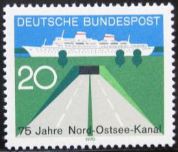 Poštová známka Nemecko 1970 Baltský kanál Mi# 628