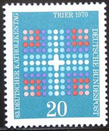 Poštová známka Nemecko 1970 Den katolíkù Mi# 648