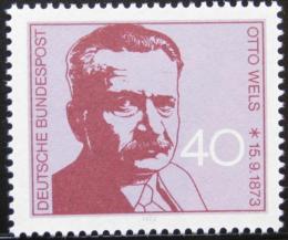 Poštová známka Nemecko 1973 Otto Wels, politik Mi# 780