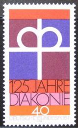 Poštová známka Nemecko 1974 Nìmecký protestantský kostol Mi# 810