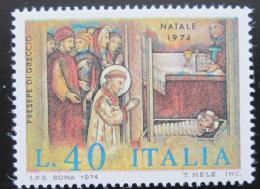 Poštová známka Taliansko 1974 František z Assisi, vianoce Mi# 1472