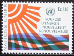Poštová známka OSN Ženeva 1981 Solární energie Mi# 100