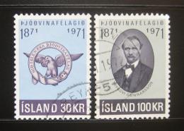 Potov znmka Island 1971 Spolenost patriot Mi# 455-56 - zvi obrzok