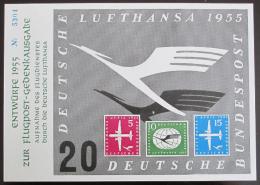 Vinta Nemecko - Lufthansa 1955 - zvi obrzok