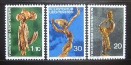 Poštové známky Lichtenštajnsko 1972 Sochy Mi# 567-69